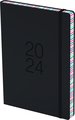 DIARY 2024 Collins Diary A51 Day Per Page Colour Edge Black Even Year