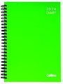 DIARY 2024 Collins Diary A51 Vivid Wiro Hardcover Even Year