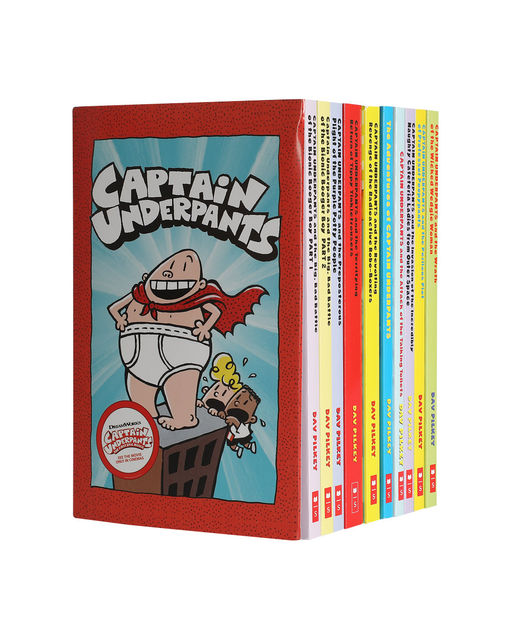 Captain Underpants 10 Book Set - Children Books-Box Sets : Onehunga ...