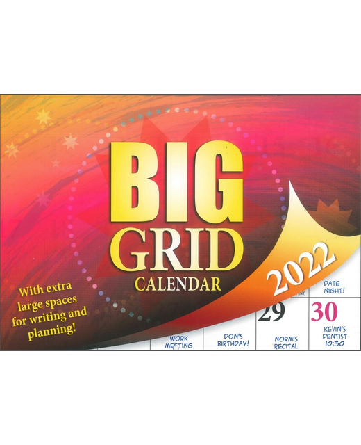 Calendar 22 Big Grid