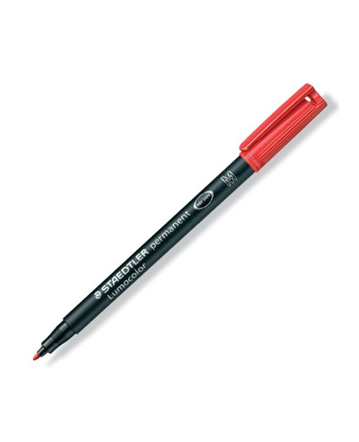 STAEDTLER PERMANENT MARKER  LUMOCOLOR RED