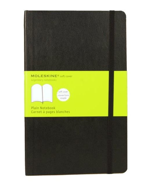 Moleskine Classic Notebook Soft Plain Black