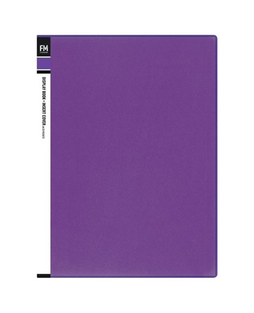 Display Book Fm Book Vivid Passion Purple Insert Cover 20 Pocket