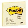 Post-It Yellow Notes 76x76mm 100 sheets 