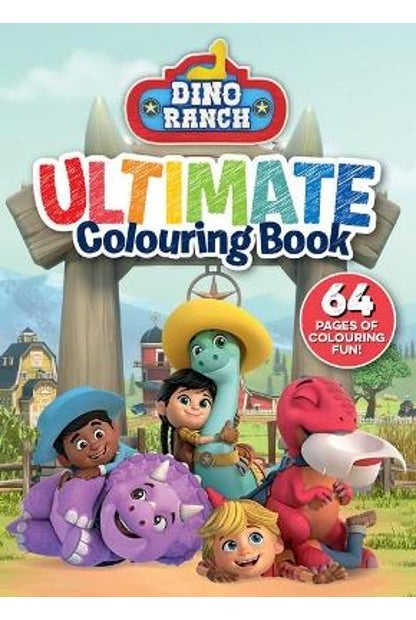 DINO RANCH ULTIMATE COLOURING BOOK - Children Books-Activities