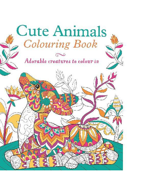 CUTE ANIMALS COLOURING BOOK - Books-Arts : Onehunga Books & Stationery ...