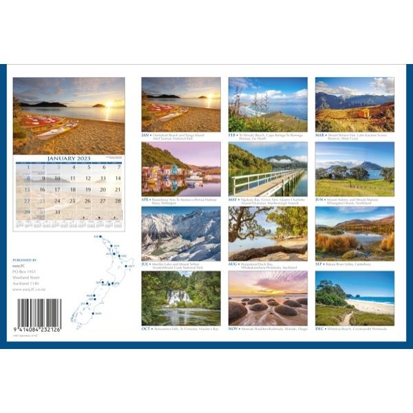 CALENDAR SCENIC 2024 StationeryGeneral Onehunga Books & Stationery