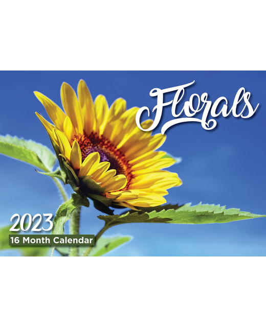 BISCAY 2023 16 Month  Floral Calendar