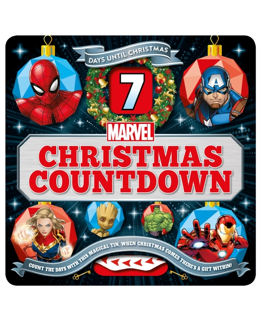 MARVEL COUNTDOWN CHRISTMAS TIN