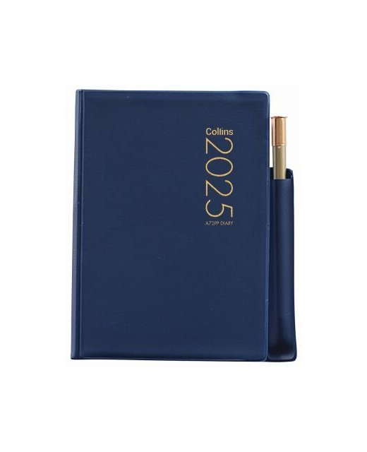 2025 Collins Diary A72PP Navy With Pencil  With Pencil