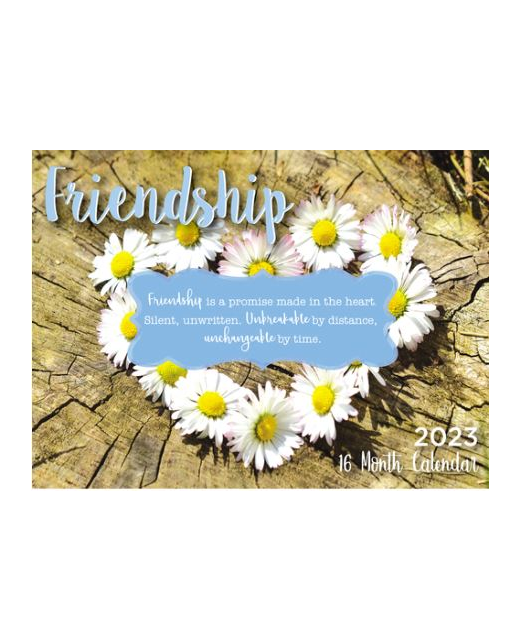 BISCAY 2023 Friendship 16 Month Calendar Gifts & Greeting Cards