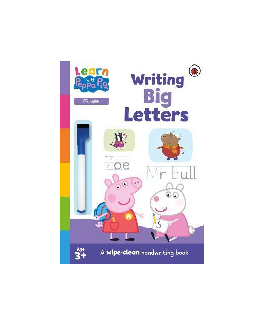 LEARN WITH PEPPA WRITING BIG LETTERS