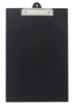 OKIN CLIPBOARD PVC SINGLE FC BLACK