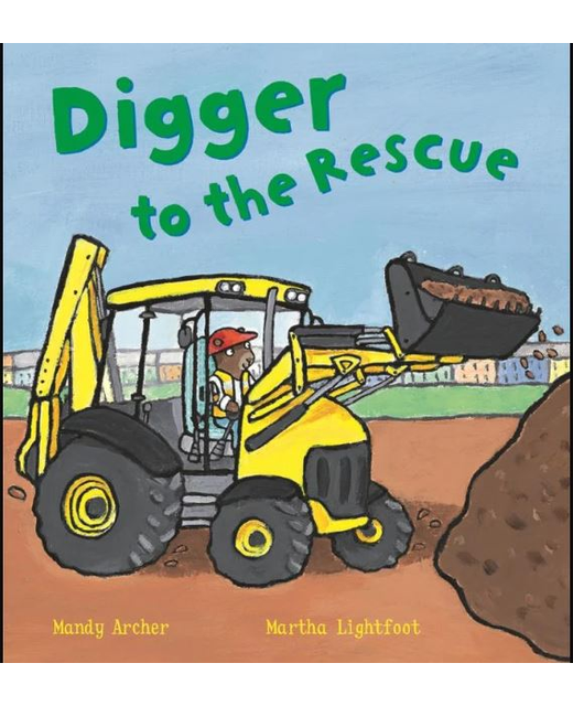 Busy Wheels Digger to the Rescue