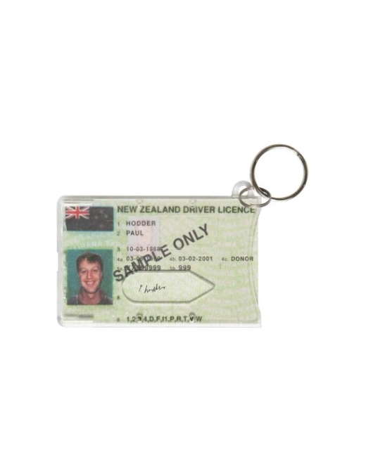 KEY RING DRIVER LICENSE HOLDER