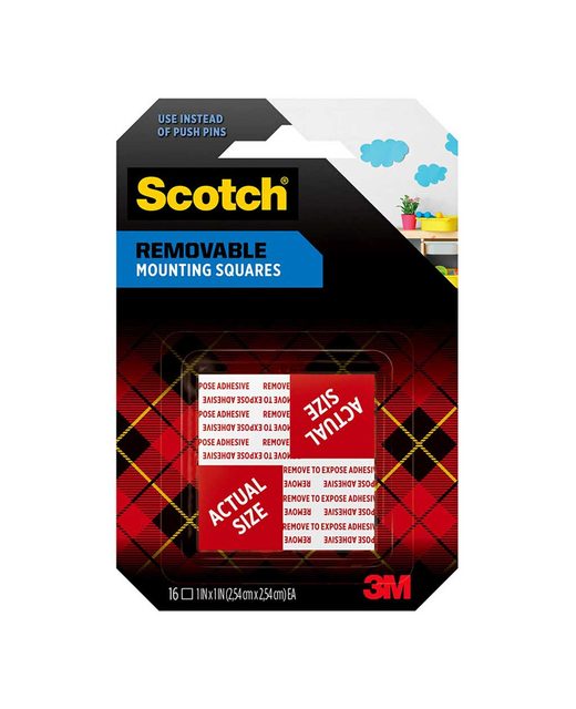 MOUNTING SQUARES SCOTCH HD REMOVABLE