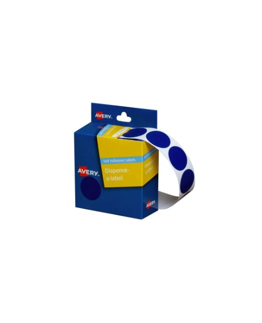 AVERY LABEL DISPENSER DMC24B BLUE ROUND