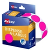 AVERY LABEL DISPENSER DMC24FP PINK FLUORO 350 PACK