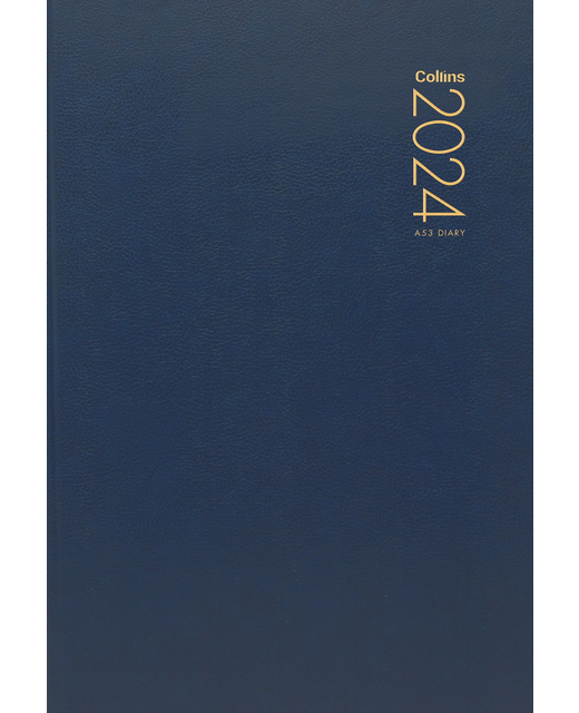 DIARY 2024 Collins Diary A53 Navy Even Year