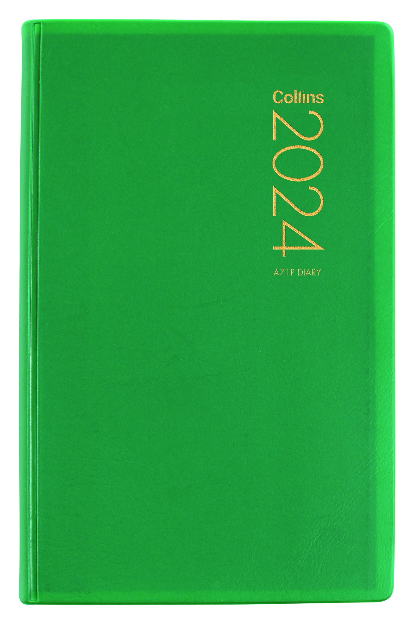 DIARY 2024 Collins Diary A71P Green Even Year StationeryDiaries