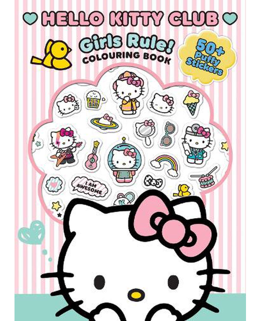 HELLO KITTY GIRLS COLOURING BOOK