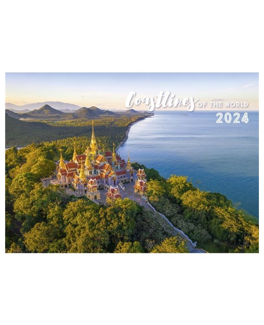 Easy2C Wall Calendar Coastlines Of The World 2024