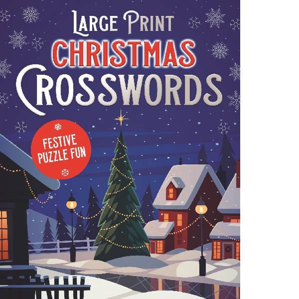 Large Print Christmas Crossword Activities Books : Onehunga Books