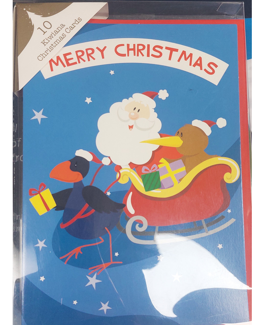 KIWIANA CHRISTMAS CARDS BOX OF 10