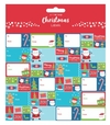 XMAS LABEL SHEET 168 PK KIDS