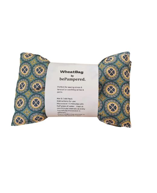 X-Large Wheat Bag - Boho Floral Mosaic