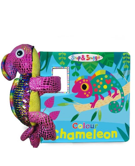 Colour Chameleon Snap and Snuggle Board Book