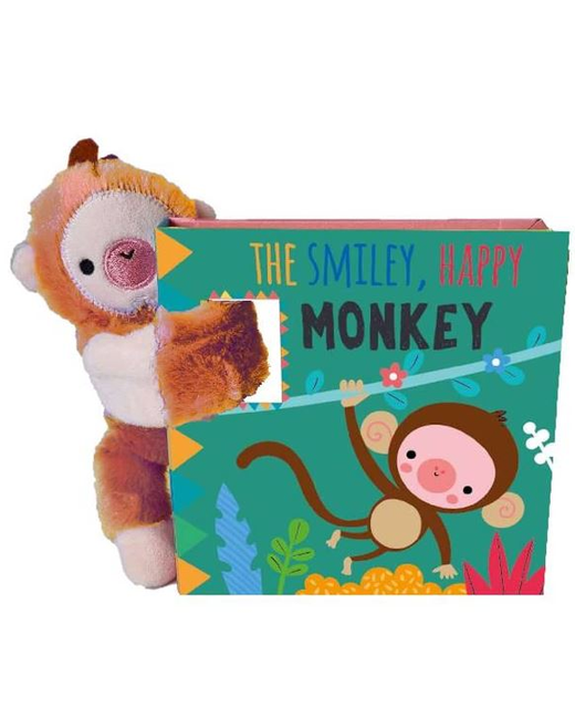 The Smiley Happy Monkey Snap and Snuggle Board Book