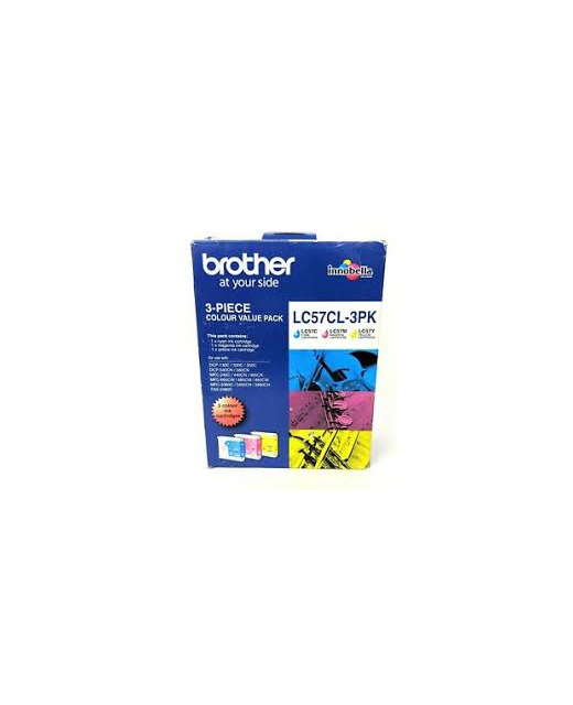 INK CART OEM BROTHER LC57CL3PK CLR 3PK