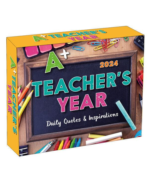 A TEACHER S YEAR 2024 DAILY CALENDAR Gifts Greeting Cards Calendars   22630 520 640 