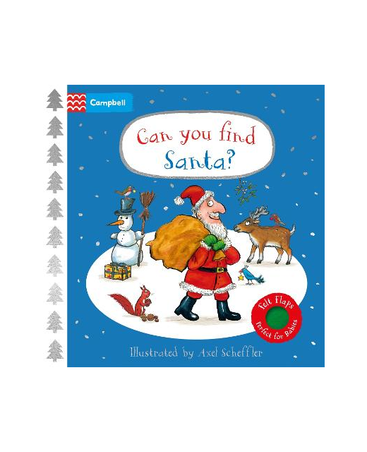 CAN YOU FIND SANTA A FELT FLAPS BOOK