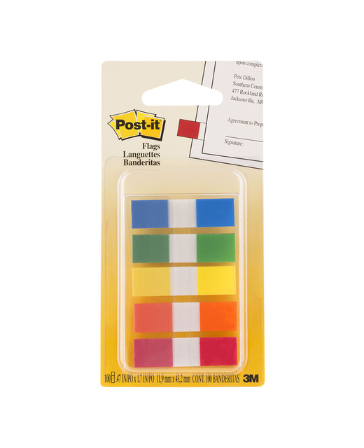 FLAGS POST-IT 683-5CF 12X43MM PACK OF 5