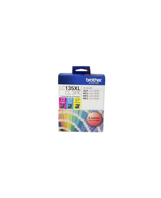 Brother Ink LC135XL Colour 3 Pack (1200 pages)