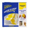 HOOK & LOOP STICKY SPOTS YELLOW SELLOTAPE 125MMX22MM