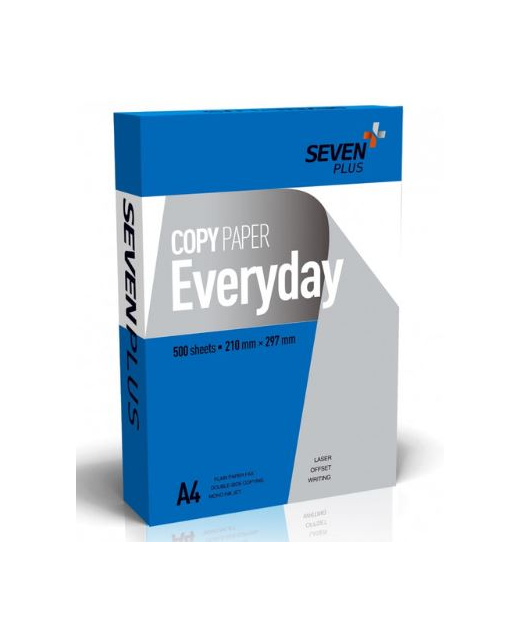 COPY PAPER SEVEN PLUS A4 80GSM BOX of 5 Reams - Stationery-Paper ...