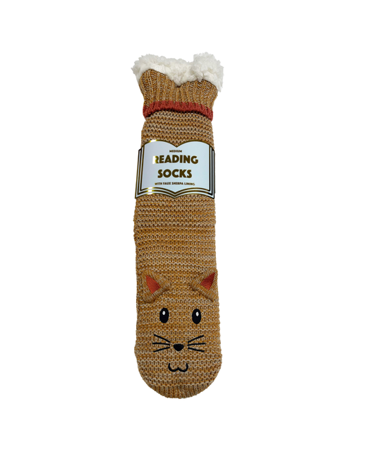 READING SOCKS - GINGER CAT MEDIUM