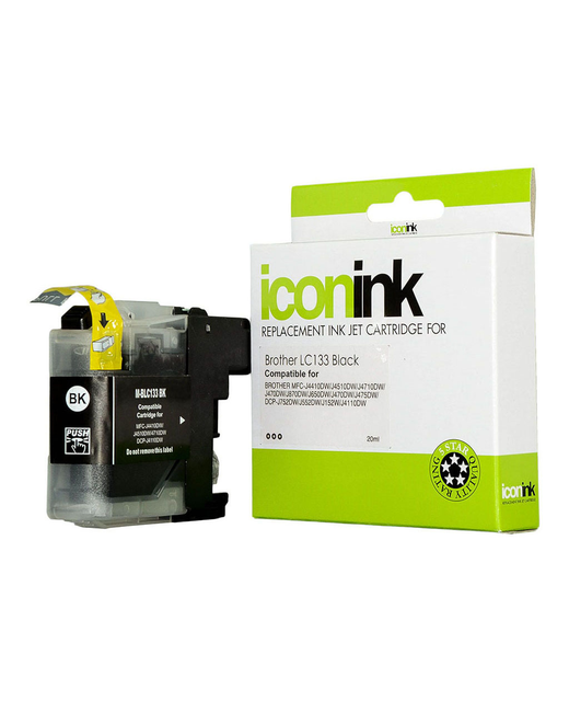 Icon Compatible Brother LC133 Black Ink Cartridge