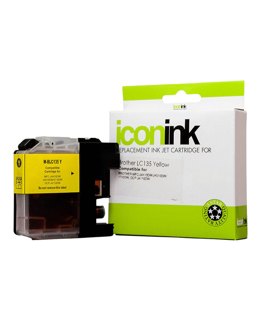 Icon Compatible Brother LC135 Yellow Ink Cartridge