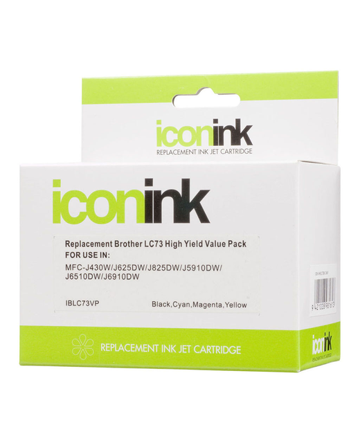 Icon Compatible Brother LC73 LC40 BCMY Ink Value Pack