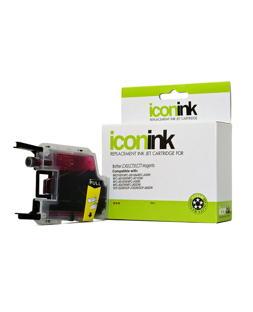 Icon Compatible Brother LC77 LC73 LC40 Magenta Ink Cartridge