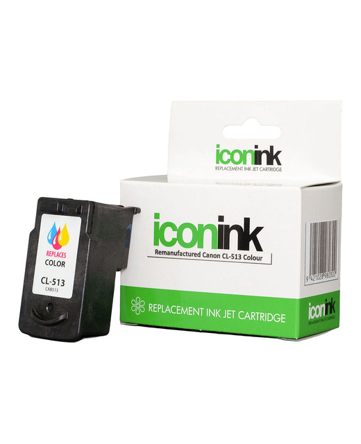 Icon Remanufactured Canon CL513 Colour Ink Cartridge