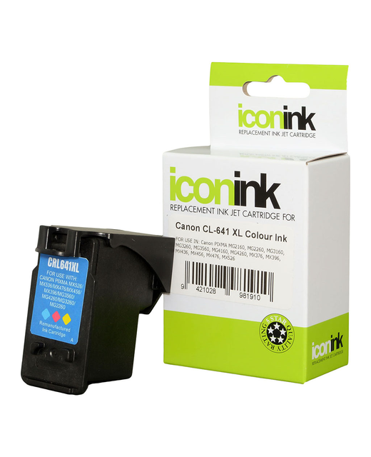 Icon Remanufactured Canon CL641 XL Colour Ink Cartridge