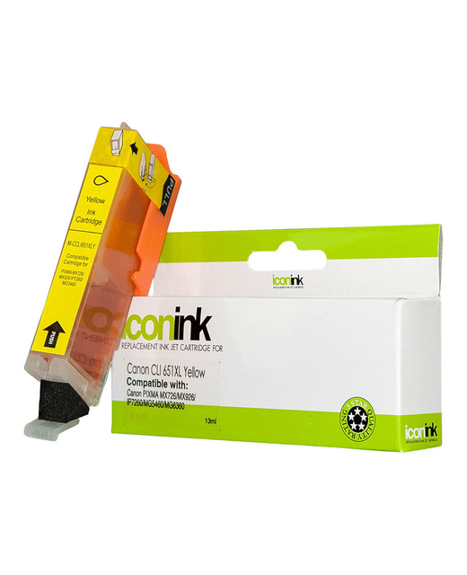 Icon Compatible Canon CLI651XL Yellow Ink Cartridge