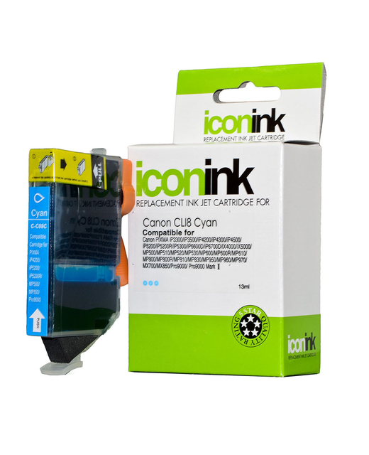 Icon Compatible Canon CLI8 Cyan Ink Cartridge