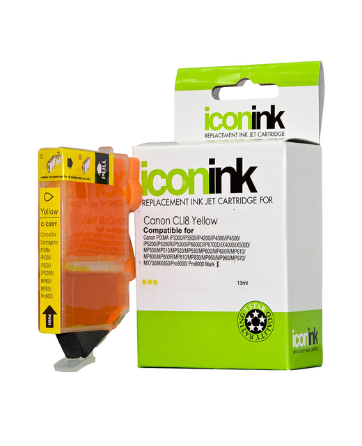 Icon Compatible Canon CLI8 Yellow Ink Cartridge