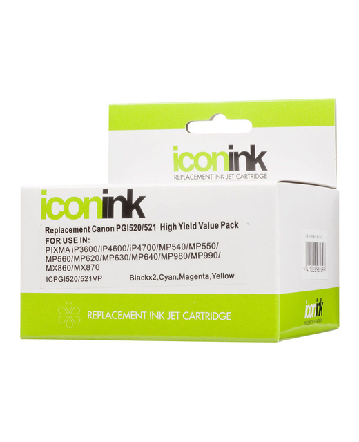 Icon Compatible Canon PGI520 CLI521 BBCMY Ink Value Pack